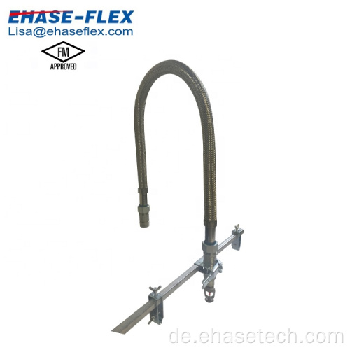 Edelstahl Metallic Fire Flexible Sprinklerschlauchleitung